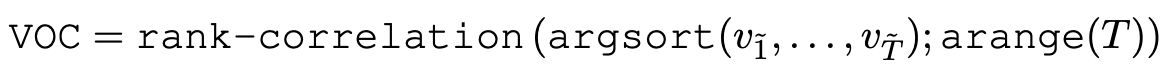 value-order correlation.